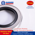 Bahagian enjin ccec segel minyak stainless ccec